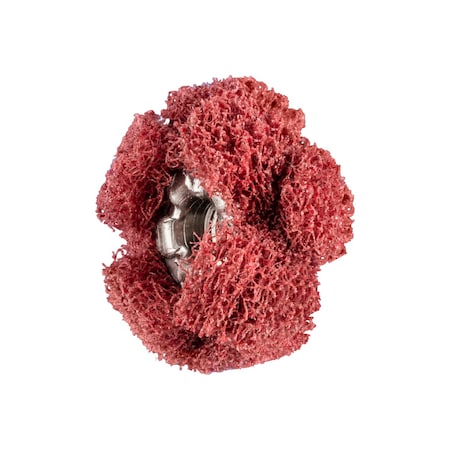 Pferd 3/4" POLINOX Cross Buffs, 8-32 Thd. - 2 Layers, Aluminum Oxide - Fine Grade 44199